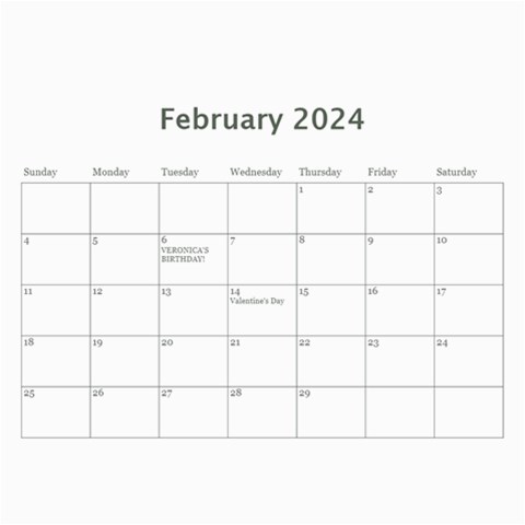 2024 Calander 1 By S Comiso Apr 2024