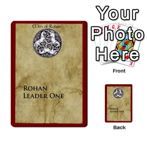 Dux Arda: Rohan, Isengard, Generic Fate Cards (minus Desperare) By Gunnar Lopez Front 16