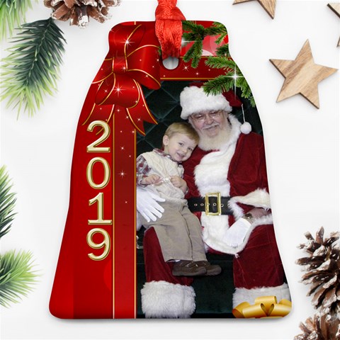 George Christmas Memories Bell Ornament (2 Sided) By Deborah Back