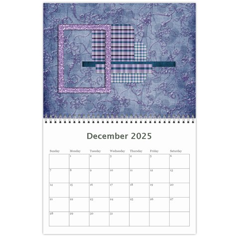 Lavender Rain 2025 Calendar By Lisa Minor Dec 2025