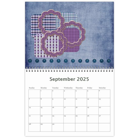 Lavender Rain 2025 Calendar By Lisa Minor Sep 2025