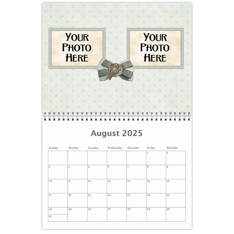 2025 My Blue Inspiration Calendar By Lisa Minor Aug 2025