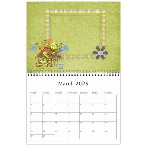 2025 Primavera Calendar 1 By Lisa Minor Mar 2025