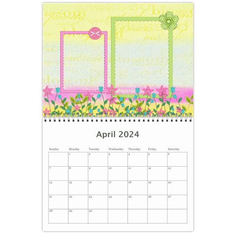 2025 Calendar Mix 1 By Lisa Minor Apr 2025