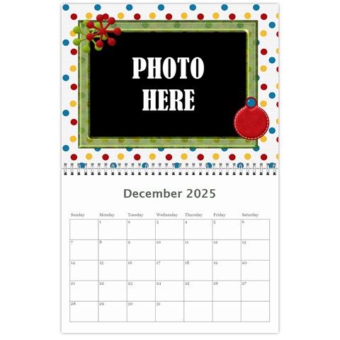 2025 Celebrate Calendar By Lisa Minor Dec 2025