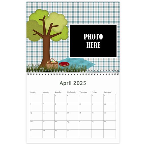 2025 At The Park Calendar By Lisa Minor Apr 2025