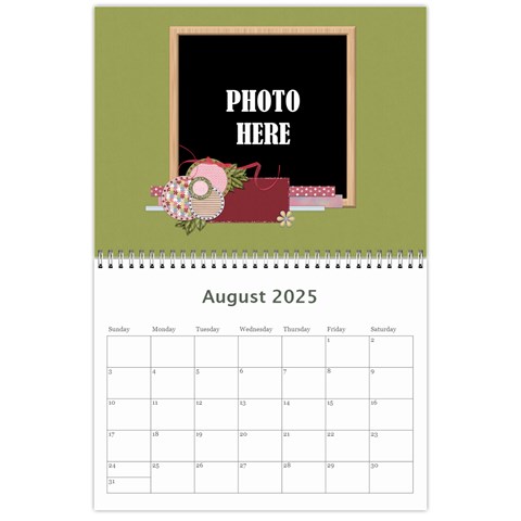 2025 Tfs Calendar By Lisa Minor Aug 2025