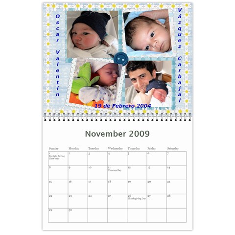 Calendario 2 By Ana Nov 2009