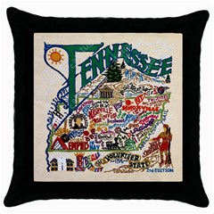 Throw Pillow Case (Black)