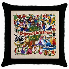 Throw Pillow Case (Black)