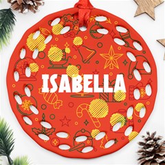 Xmas Two Colors Pattern Ornament