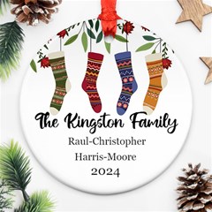 Personalized Christmas 4 Family Names