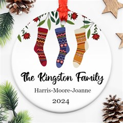 Personalized Christmas 3 Family Names