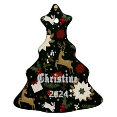 Personalized Christmas Name - Ornament (Christmas Tree) 