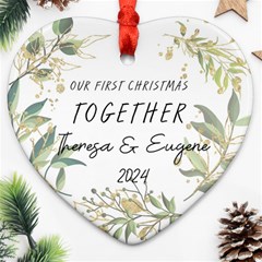 Personalized First Christmas Together Couple Name