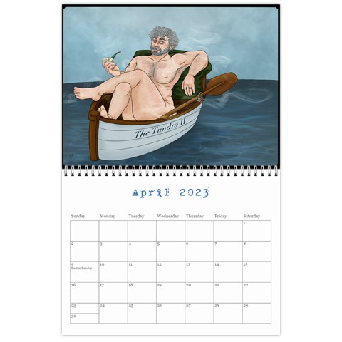 Peter Pin Up Calendar By Plumemporium Apr 2023