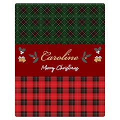 Personalized Christmas Blanket - Two Sides Premium Plush Fleece Blanket (Teen Size)