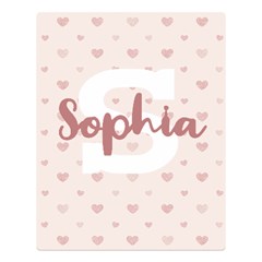 Personalized Name Monogram Heart Love Pink