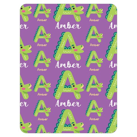 Personalized Alphabet Name By Joe 40 x30  Blanket Front
