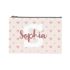 Personalized Name Monogram Heart Love Pink