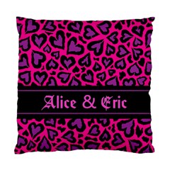 Personlized Pink Leopard Skin Pattern (5 styles) - Standard Cushion Case (One Side)