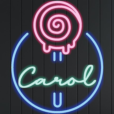 Personalized Candy Logo Name By Joe Front