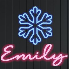 Personalized Xmas Snowflake Name