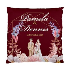 Personalized Wedding Illustration Name (5 styles) - Standard Cushion Case (One Side)