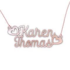 Personalized Two Name Heart