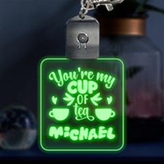 Personalized You are my Cup of Tea Name - Multicolor LED Acrylic Ornament