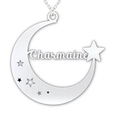 Personalized Name Moon And Star