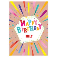 Birthday - Invitation Card 5  x 7 