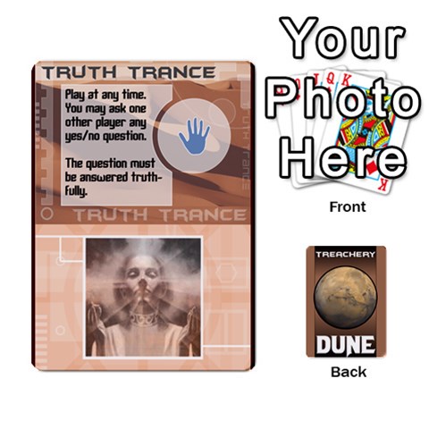 Queen Dune Treachery Cards Peter Redesign By Chris Front - HeartQ