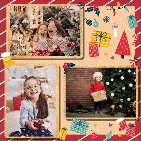 Personalized Christmas Scrapbook Page 12  X 12  By Joe 12 x12  Scrapbook Page - 2