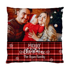 Christmas Plaid Photo (5 styles) - Standard Cushion Case (One Side)