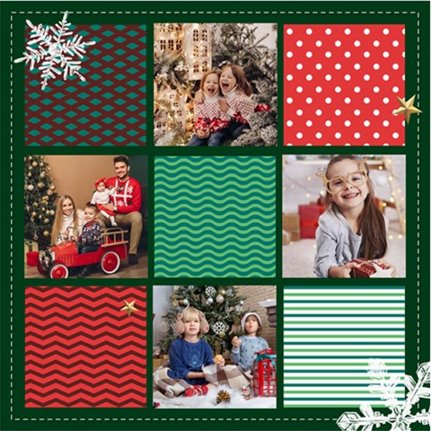 Personalized Christmas Scrapbook Page 8  X 8  By Joe 8 x8  Scrapbook Page - 1