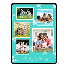 Family Name Large Blanket - Fleece Blanket (Small)