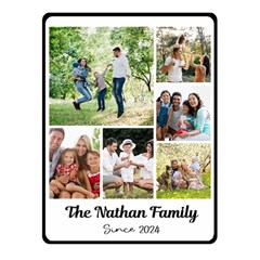 Family Name Small Blanket (4 styles) - Fleece Blanket (Small)