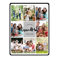 Personalized Love You Small Blanket (4 styles) - Fleece Blanket (Small)