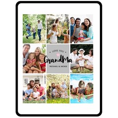 Personalized Love You Large Blanket - Fleece Blanket (Large)