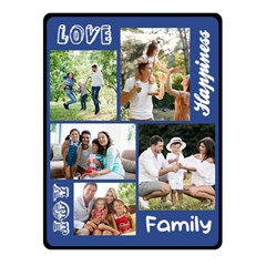 Personalized Family Small Blanket