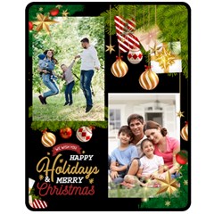 Christmas Family Medium Blanket (4 styles) - Fleece Blanket (Medium)