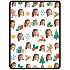 Christmas Photo Large Blanket (4 styles) - Fleece Blanket (Large)