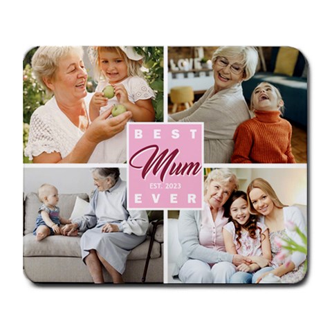 Best Dad Mum Ever Photo Mousepad By Joe 9.25 x7.75  Mousepad - 1