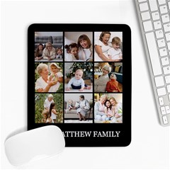 Collage Photo Family Name Mousepad