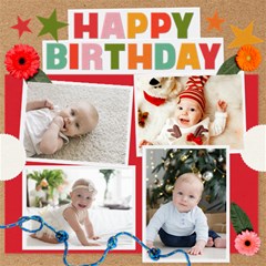 Personalized Happy Birthday Scrapbook