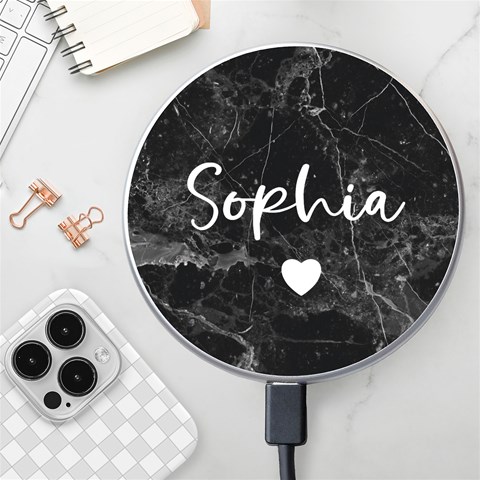 Personalized Initial Name Wireless Fast Charger By Joe Front