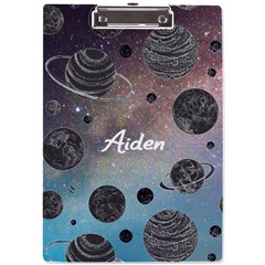 Space Name Acrylic Clipboard - A4 Acrylic Clipboard