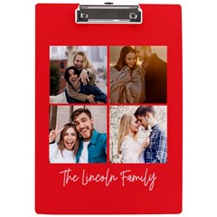 4 Photo Acrylic Clipboard