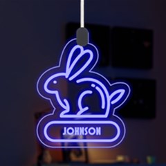 Easter Rabbit - LED Acrylic Ornament